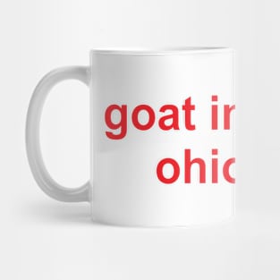 goat in ohio. Mug